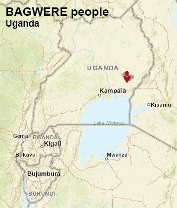 Bagwere people map