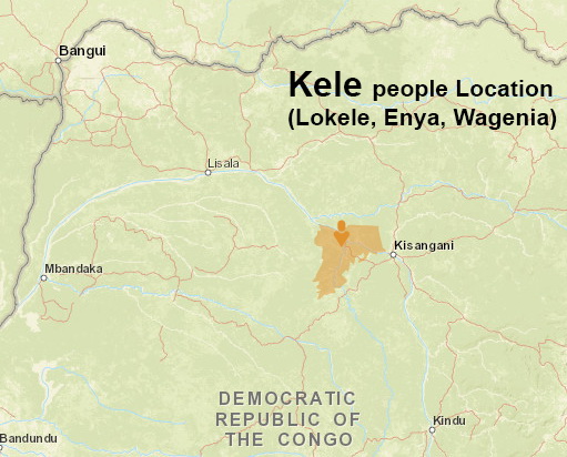 Lokele people map