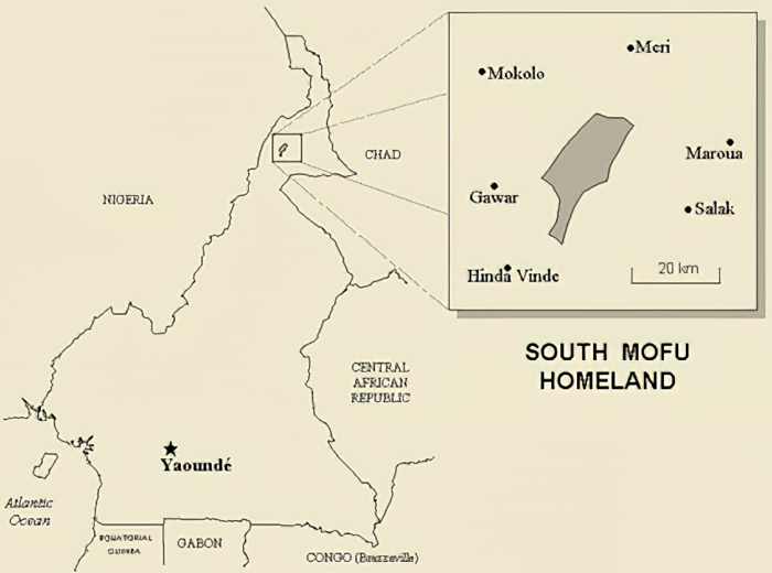 Mofu people map
