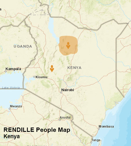 Rendille people map