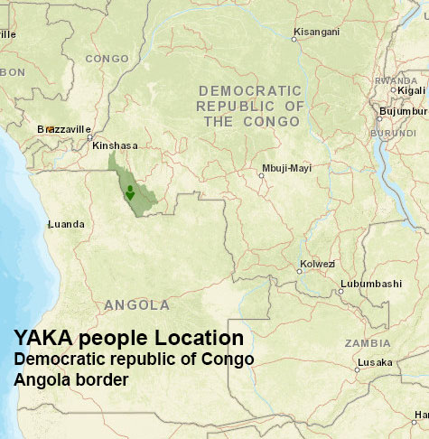 Yaka people map